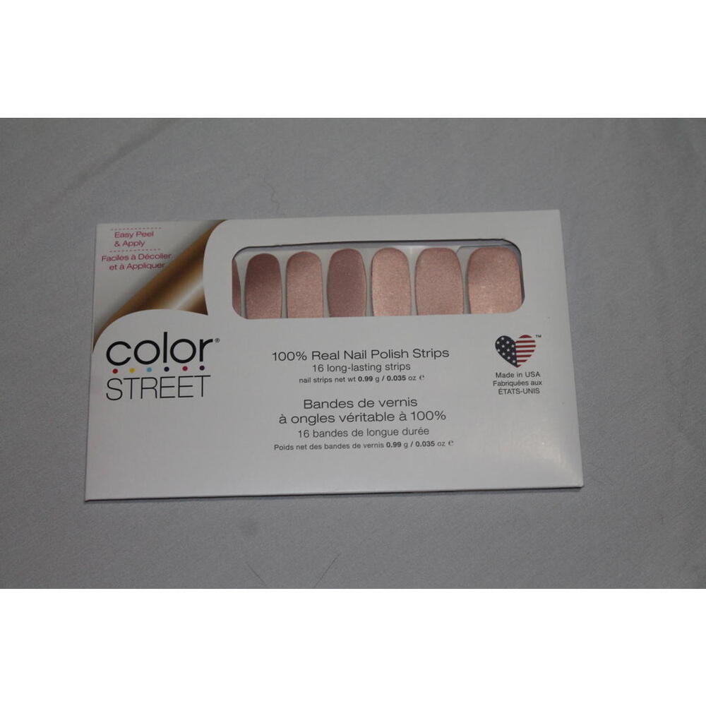 Color Street 100% Real Nail Polish Strips - Pink Shimmer